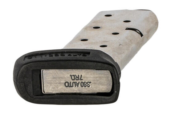 The Springfield 911 380 ACP magazine features a stainless steel construction